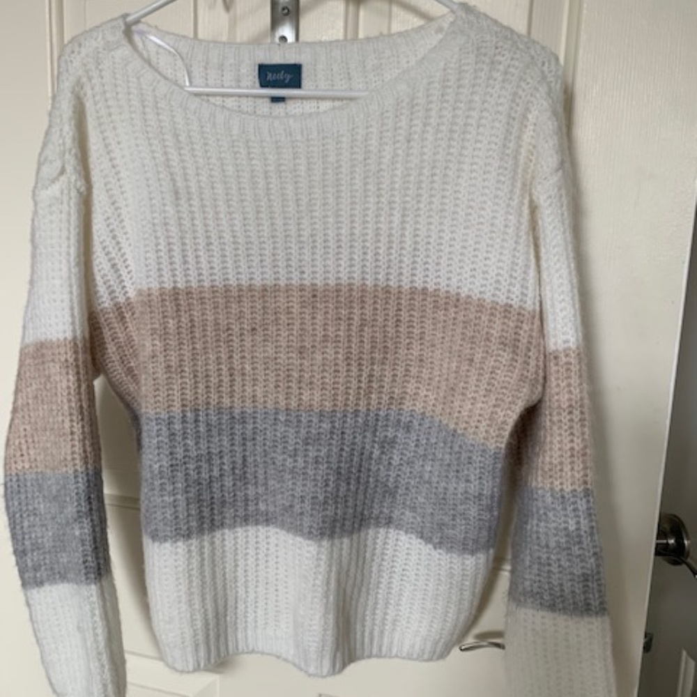 Striped Knit Sweater